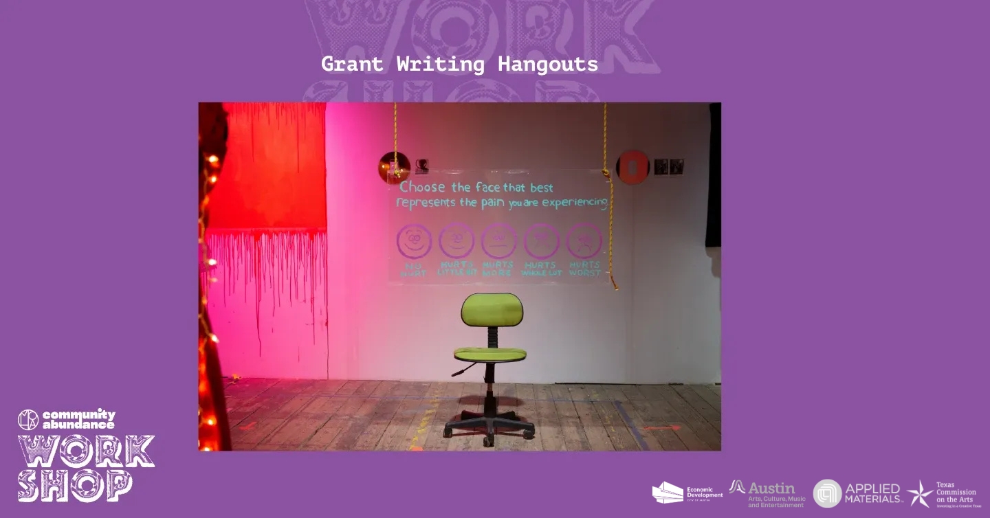 Grant Application Assistance Hangouts - Austin Cultural Funding 2026 - Session 3