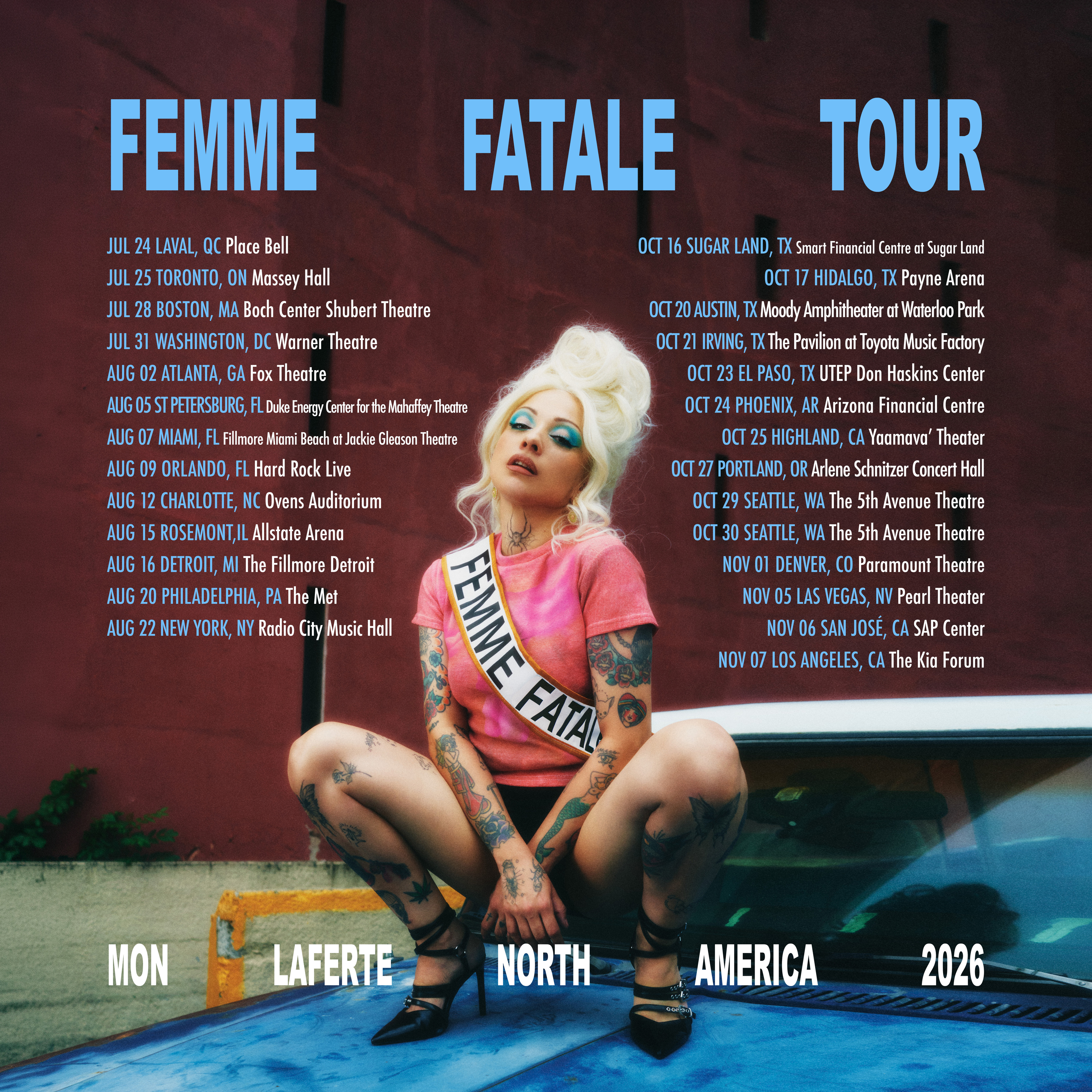 ミュージック Femme Fatale/ARCANA live DVD Mon Laferte: Femme Fatale Tour