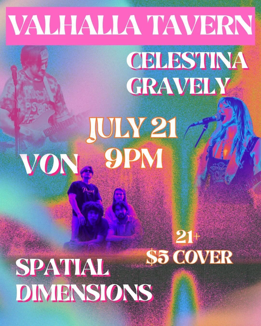 Spatial Dimensions, Von, Celestina Gravely