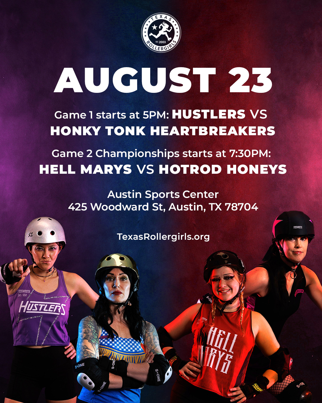 Texas Rollergirls Doubleheader Championship | Austin, TX