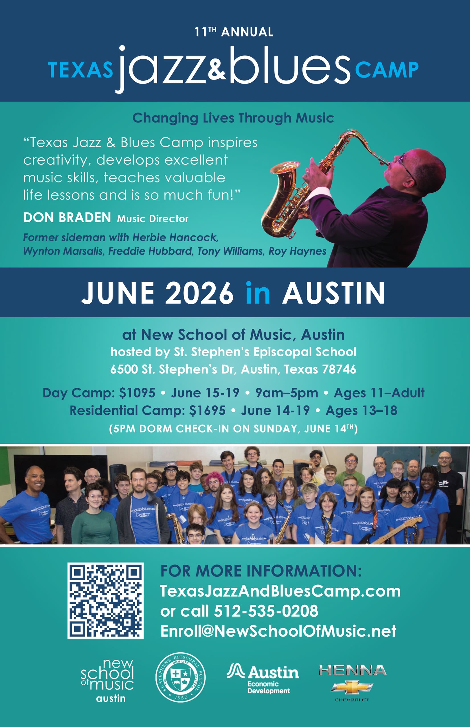 11th annual Texas Jazz and Blues Camp