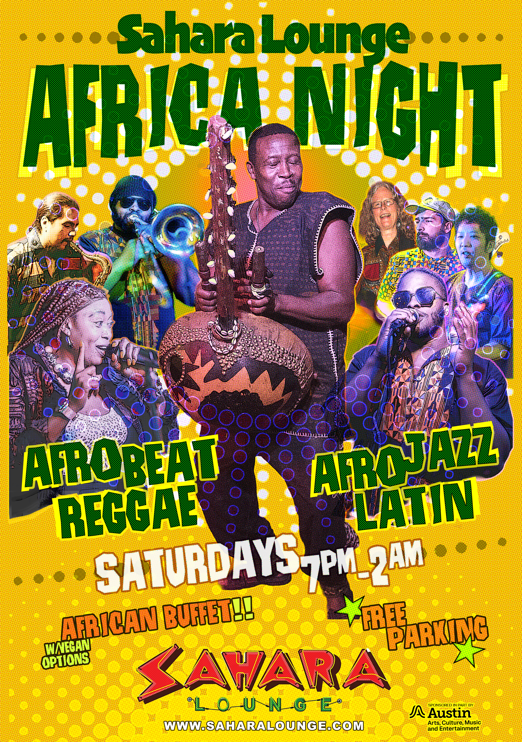 Africa Night with Jeff Akoh, Afro Jazz & Zoumountchi