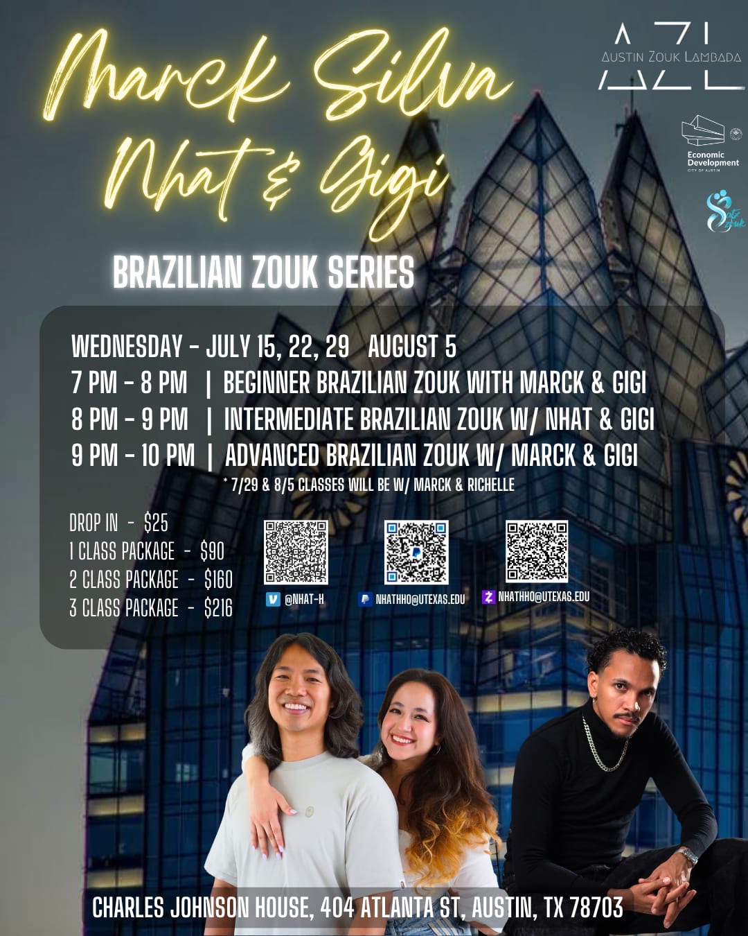 AZL Brazilian Zouk Series with Marck Silva, Nhat & Gigi