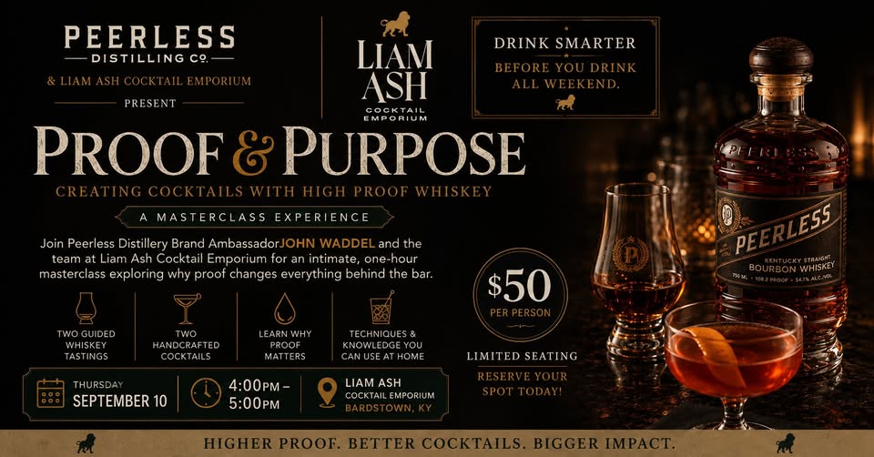 Proof & Purpose: A Masterclass Cocktail Experience