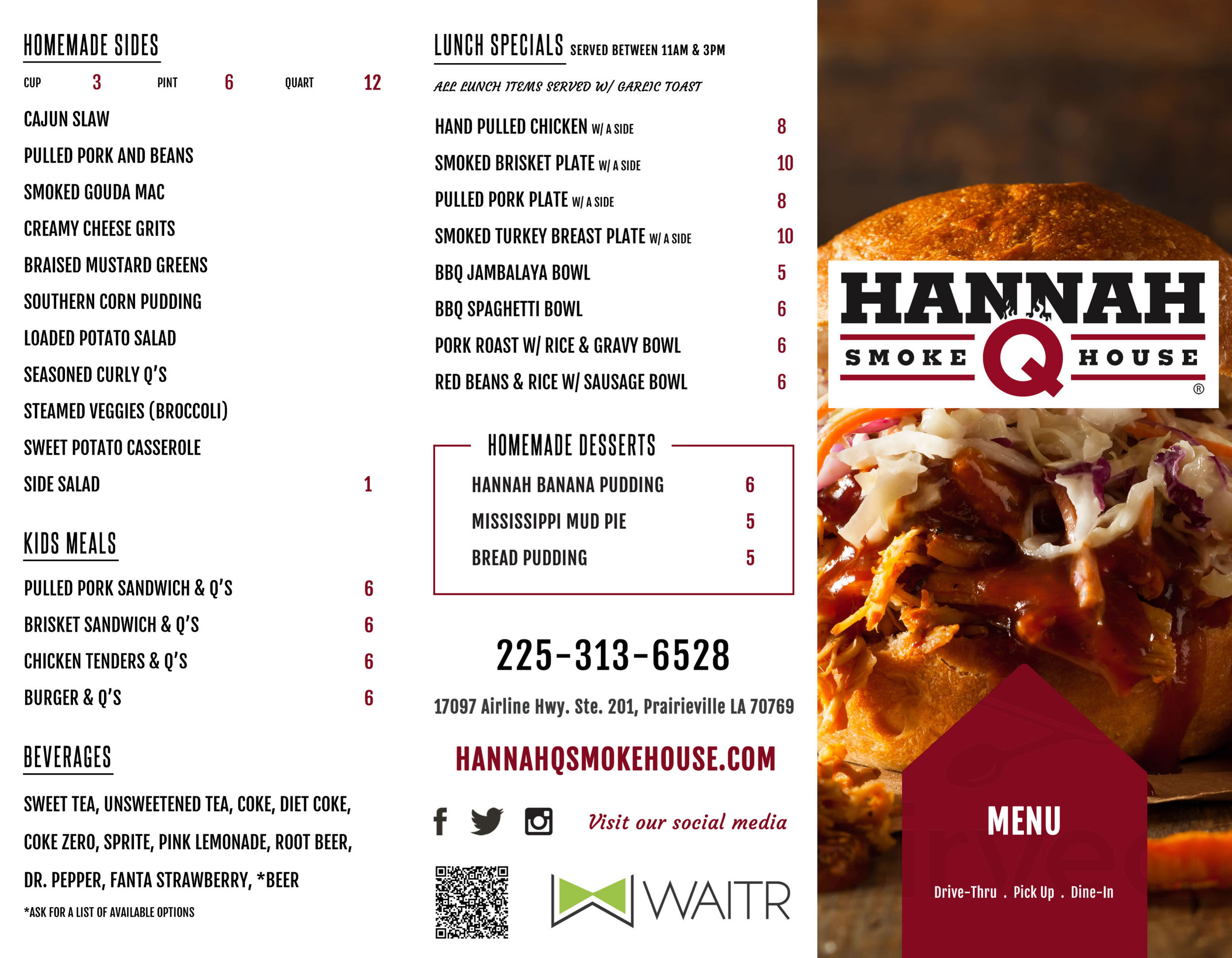 Hannah Q Smokehouse Prairieville