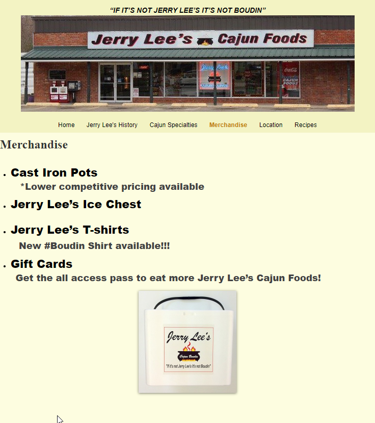 Jerry Lee's Cajun Foods