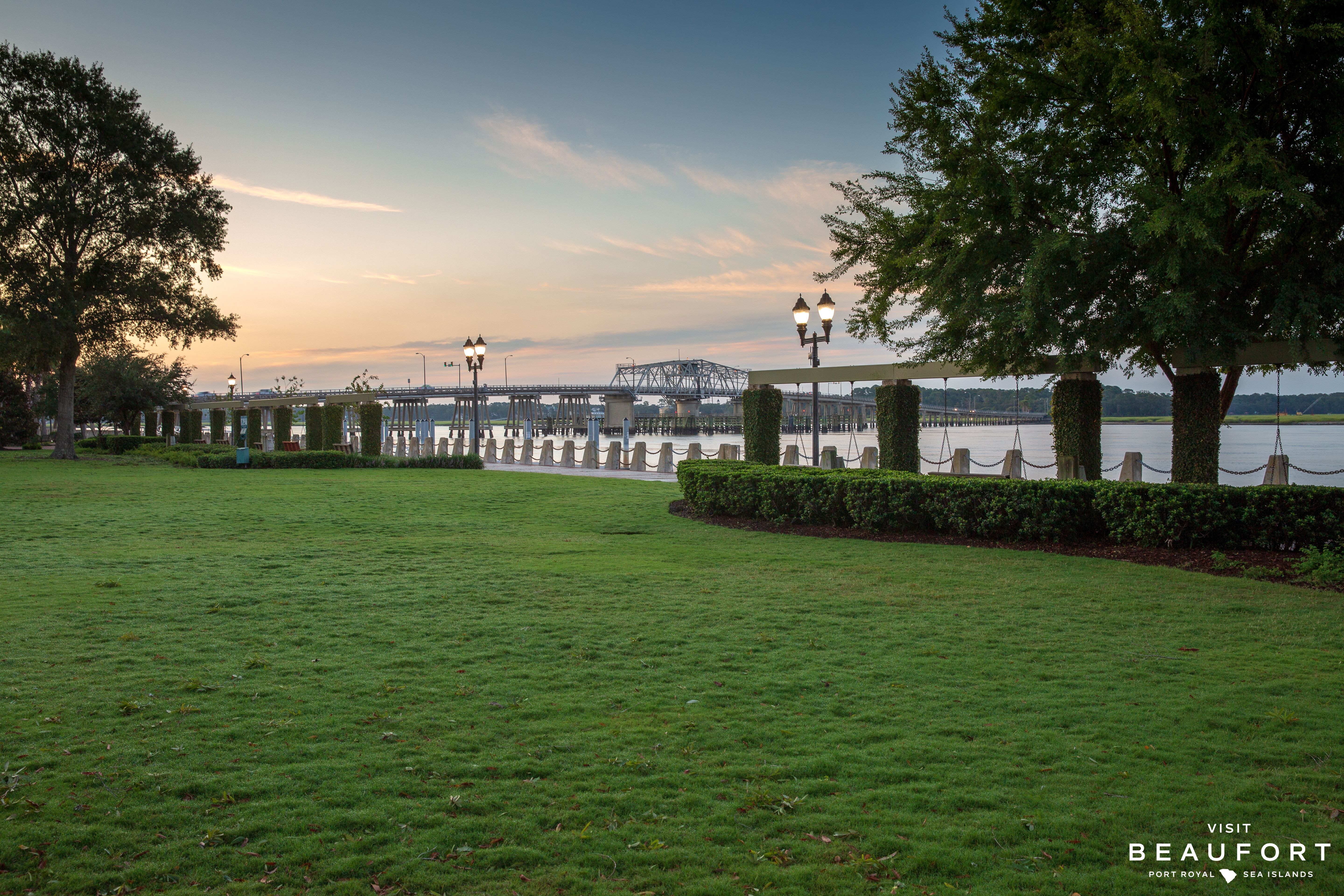 Beaufort Waterfront Park Wedding Wedding Announcement – The Island