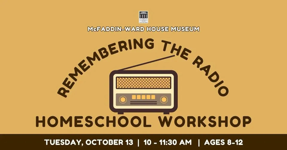 Homeschool Workshop – Remembering the Radio