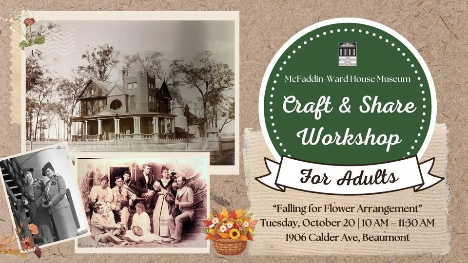 Craft & Share Workshop for Adults – Falling for Flower Arrangement