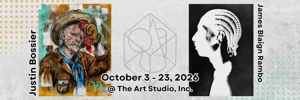 First Saturday Opening Reception at TASI (Justin Bossier and James B. Rambo)