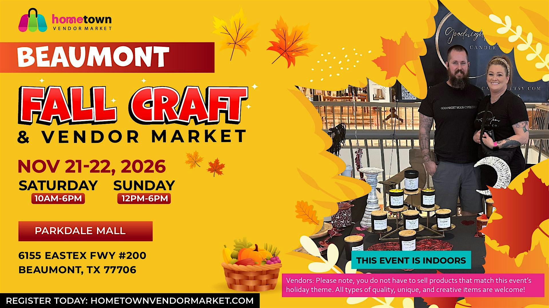 Beaumont Fall Craft & Vendor Market