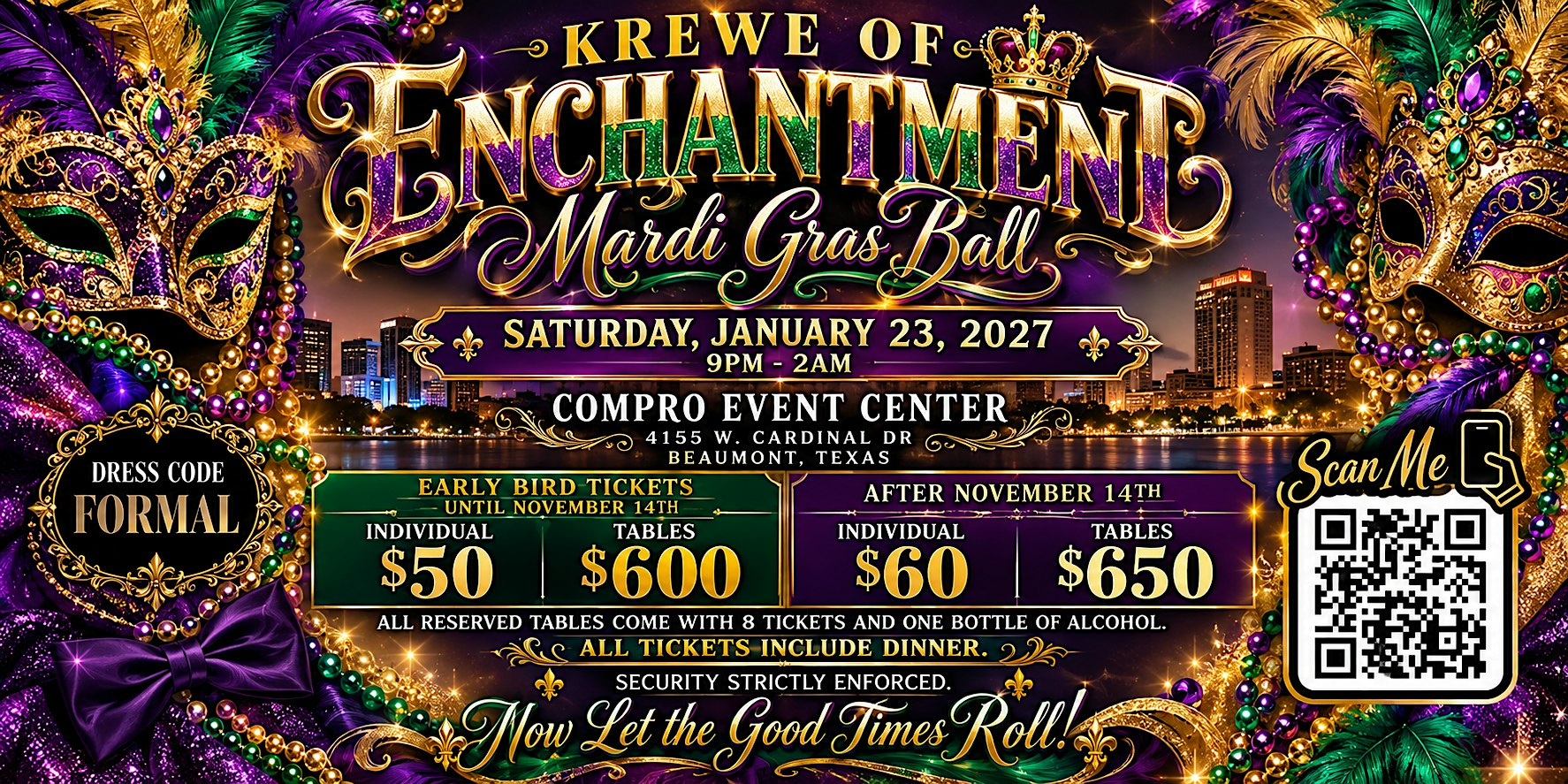 Krewe of Enchantment Mardi Gras Ball
