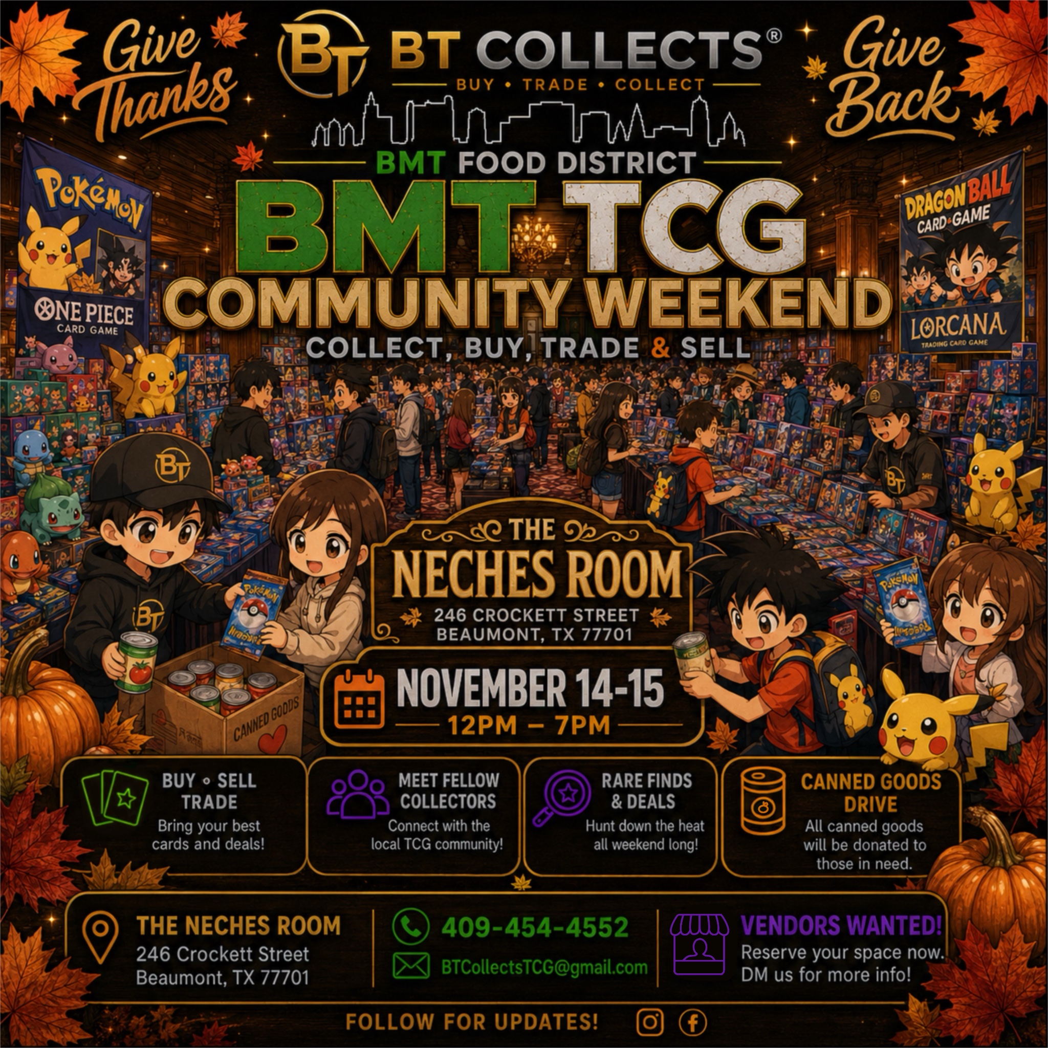BMT TCG WEEKEND