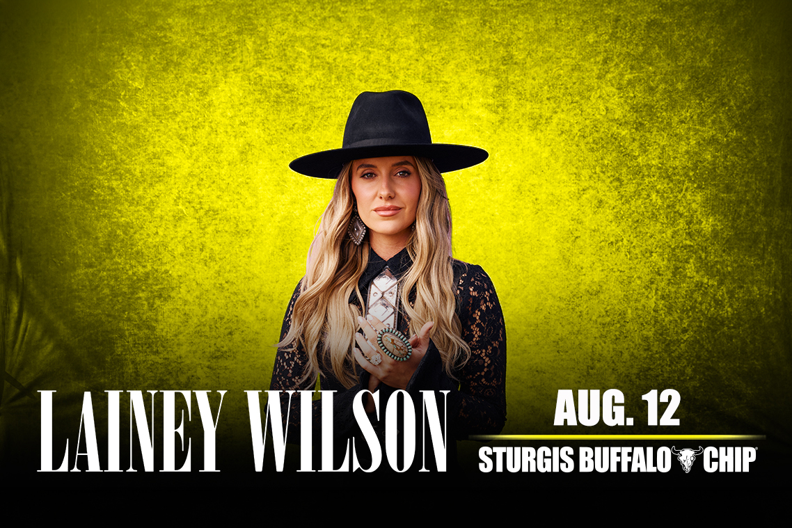 Lainey Wilson at the Sturgis Buffalo Chip