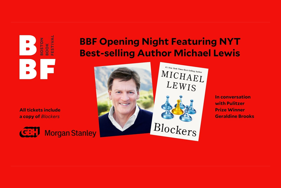 Michael Lewis to Headline Boston Book Festival Opening Night 2026