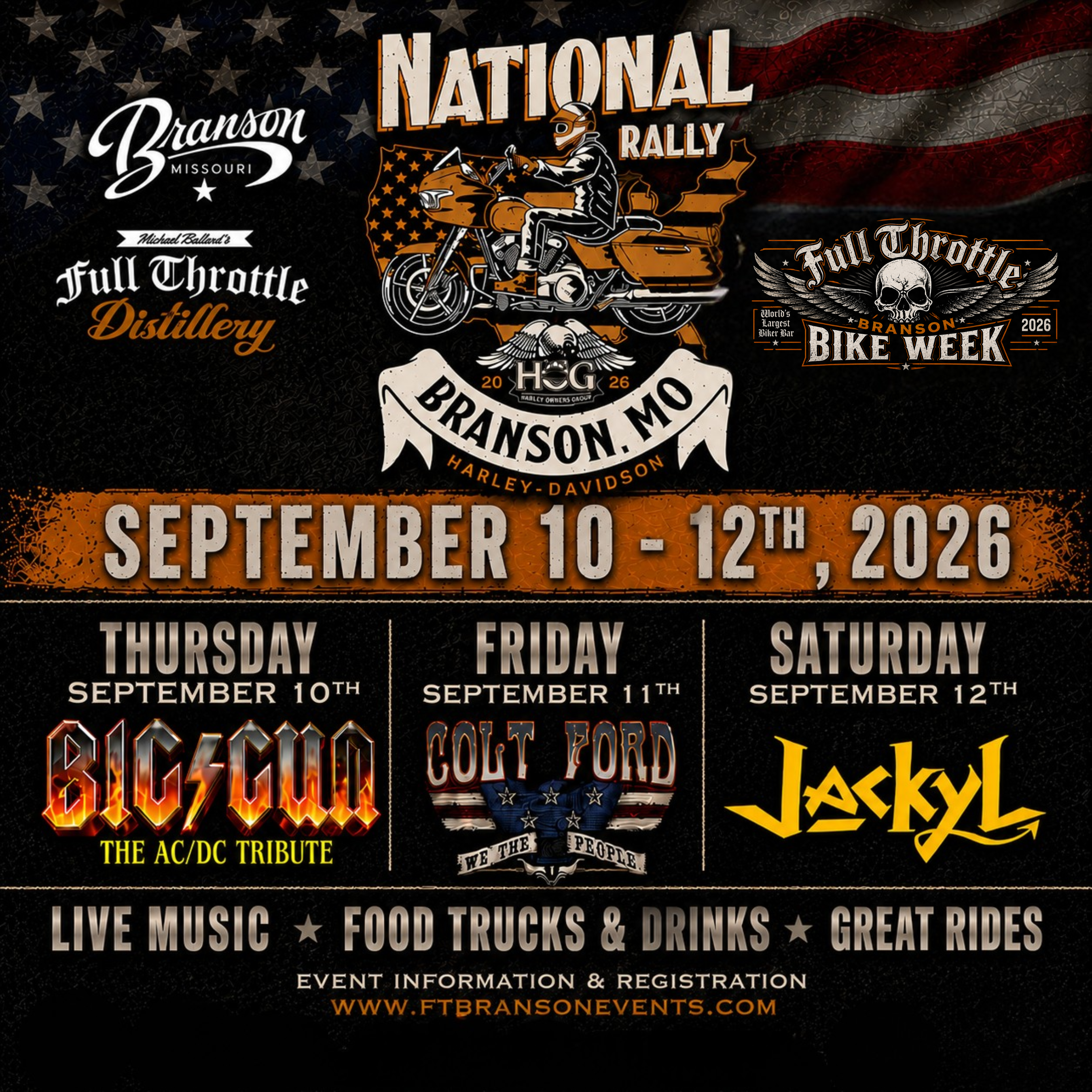 Harley-Davidson National H.O.G. Rally at Full Throttle Branson