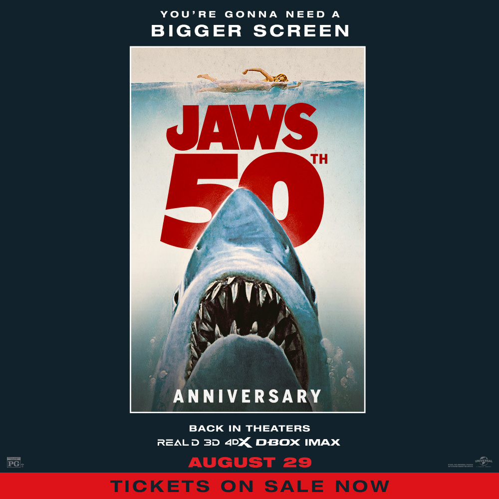 JAWS – 50TH ANNIVERSARY in IMAX!