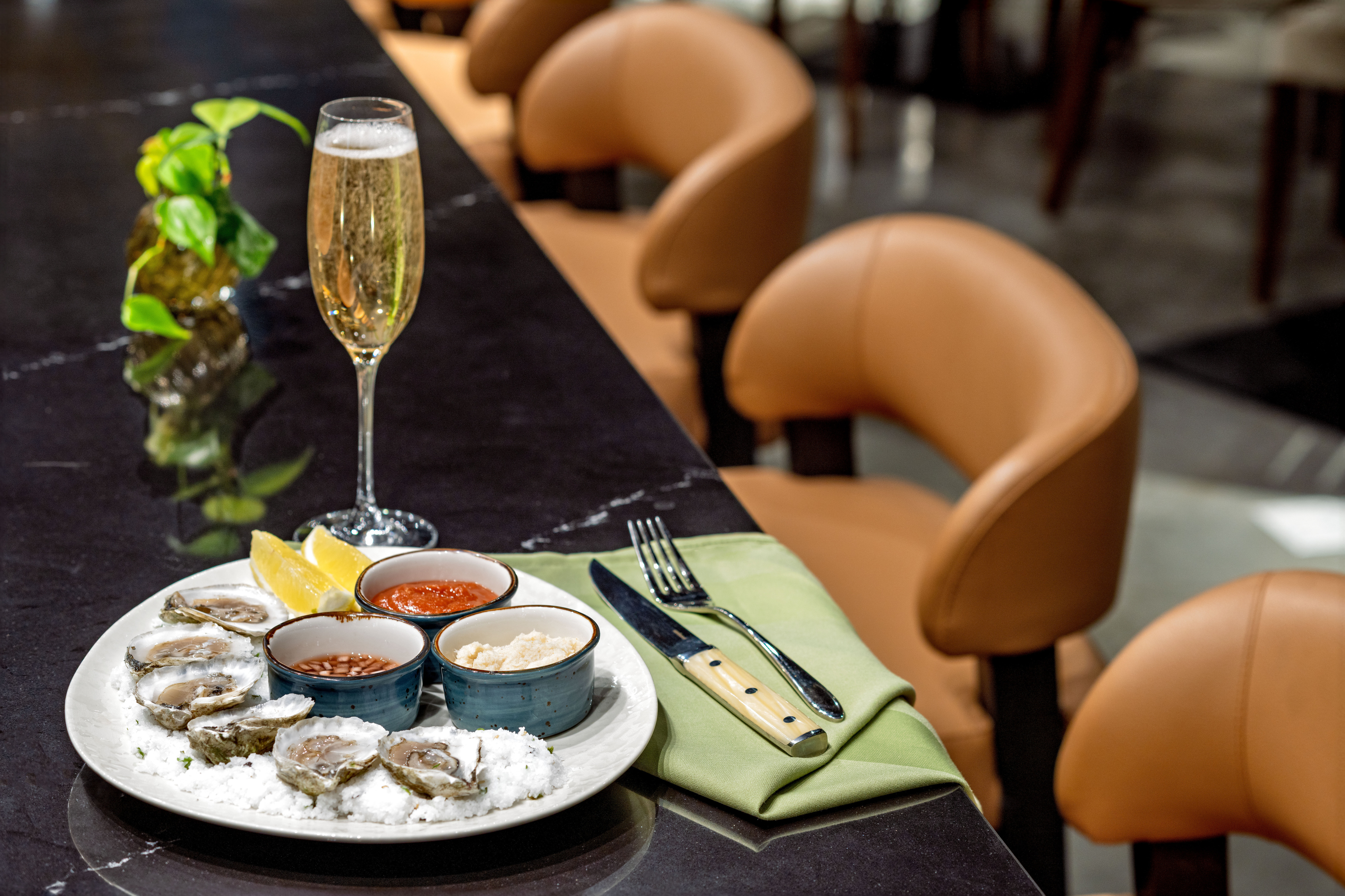 Pearls & Pours Monday at Nomia Modern Kitchen