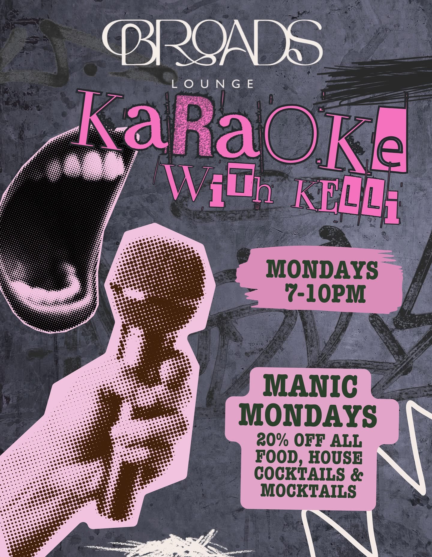 Karaoke with Kelli at Broads Lounge