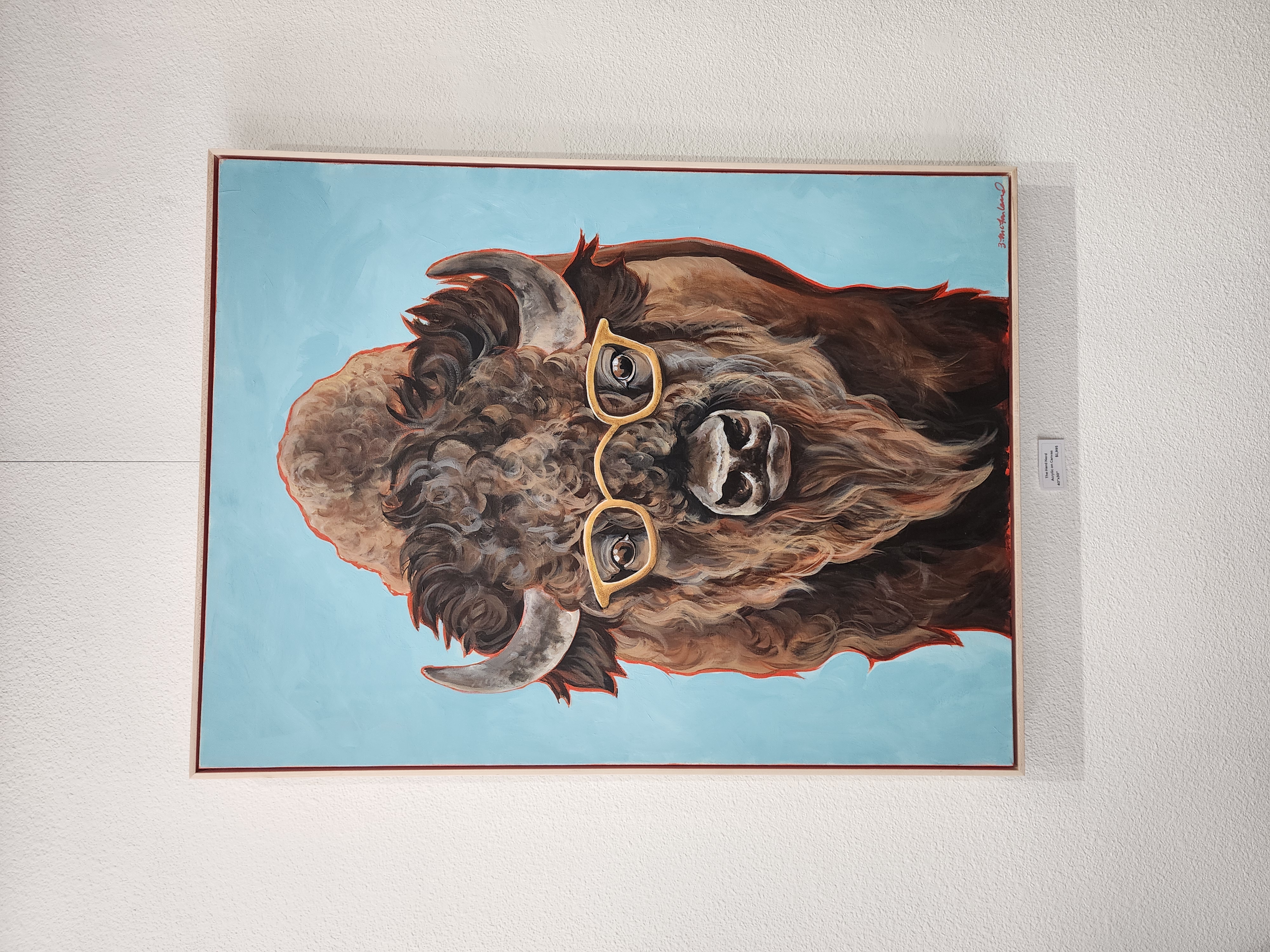 Event image: Bison with Spectacles? Why Not! at Open Door Studio and Gallery