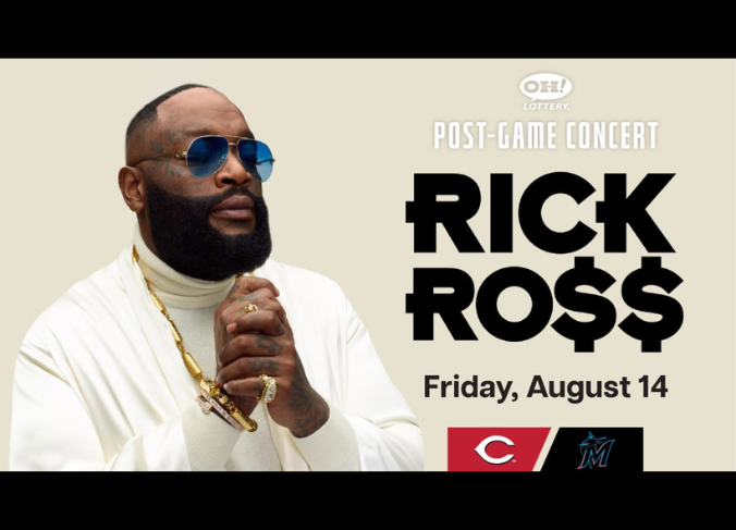 Cincinnati Reds vs. Miami Marlins/Rick Ross Post-Game Concert