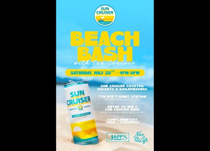 Japp's and Nice Life Sun Cruiser Beach Bash