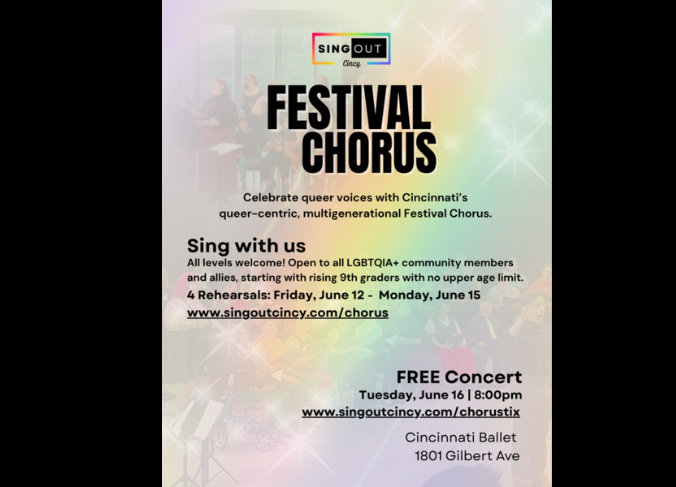 SingOUT Cincy Festival Chorus Concert