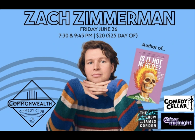Zach Zimmerman Presented by Commonwealth Comedy Club