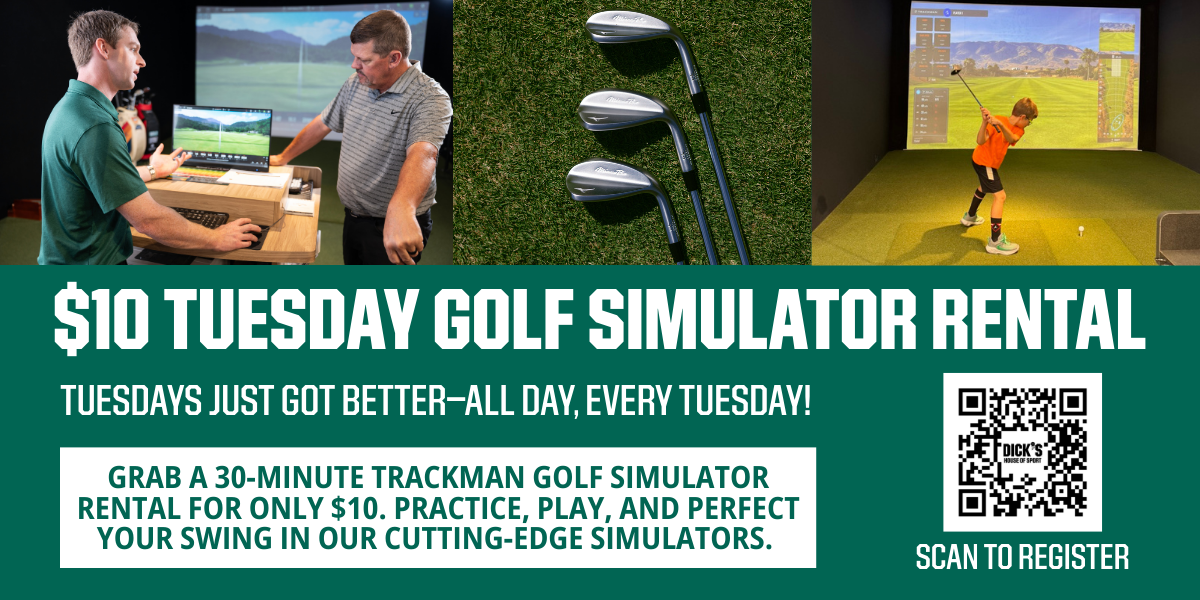 $10 Tuesday Golf Simulator Rental