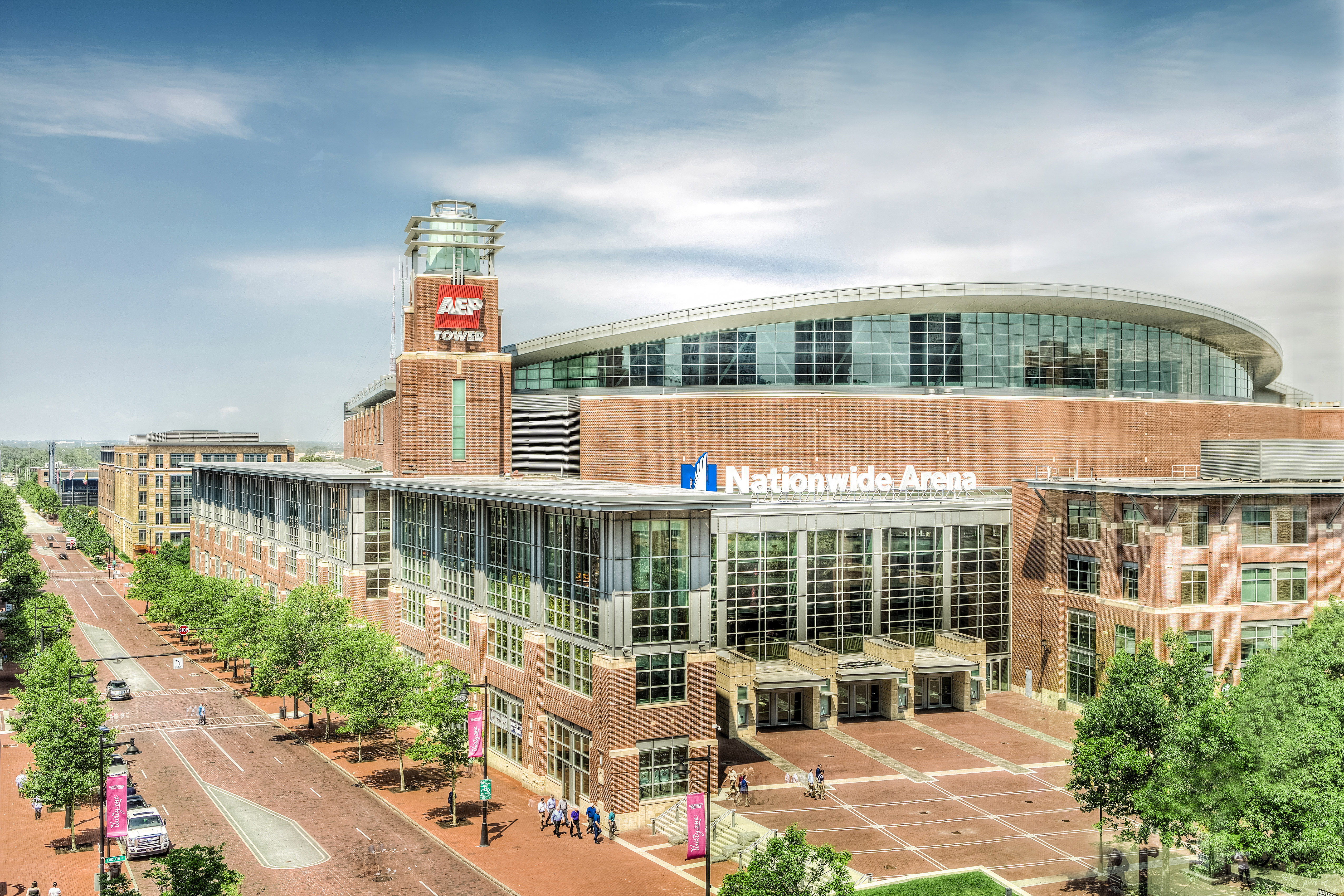 NHL Hockey Arenas - Nationwide Arena - Home of the Columbus Blue