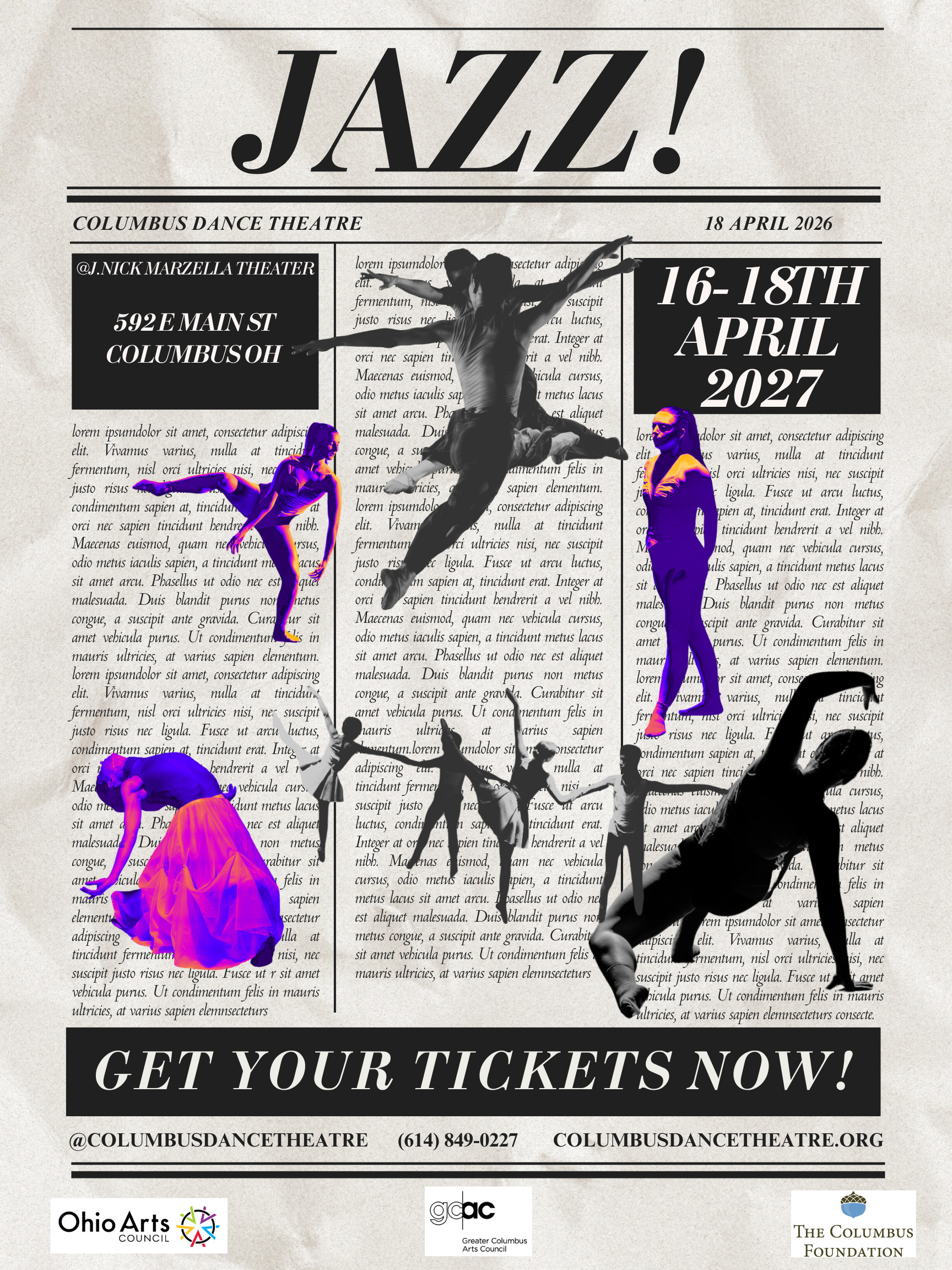 JAZZ! | 4/16/27 - 4/18/27 | Columbus, OH 43215