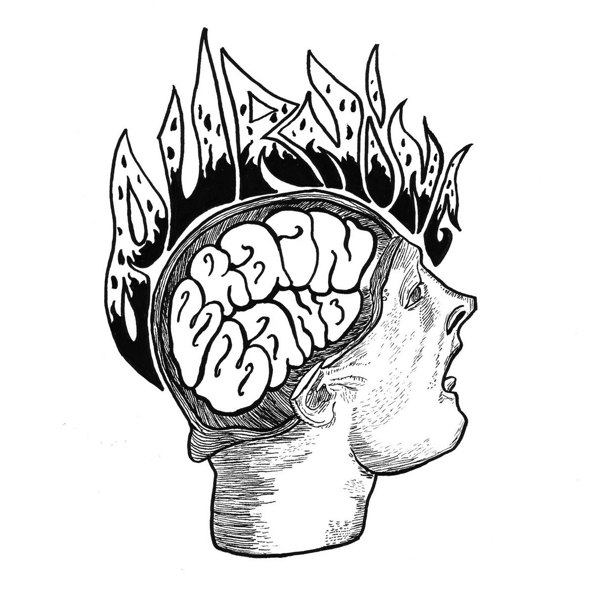 Burning Brain Band with Abronia & Snake Man