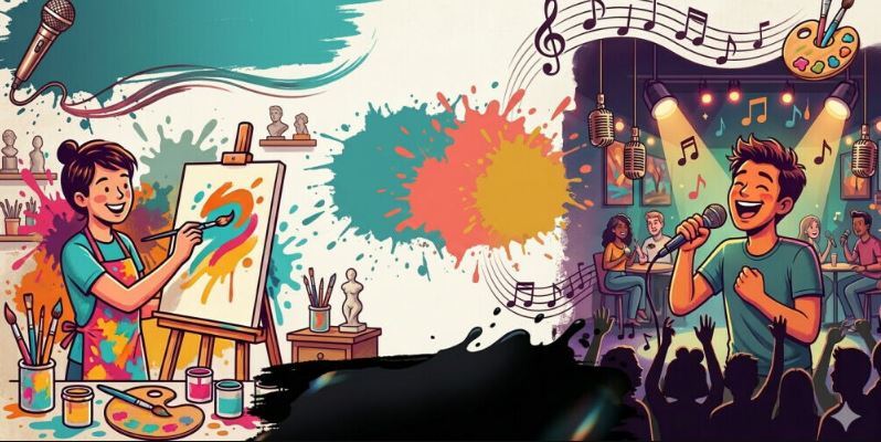 Monthly Paint and Karaoke