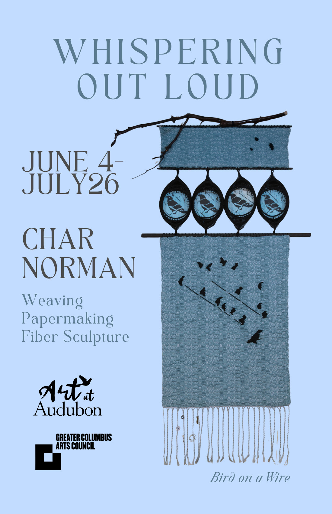 "Whispering Out Loud" Art Exhibition by Char Norman