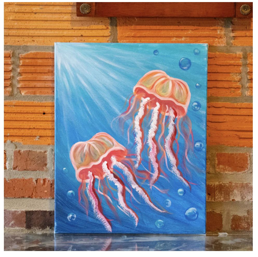 "Jellyfish" Canvas Painting Class