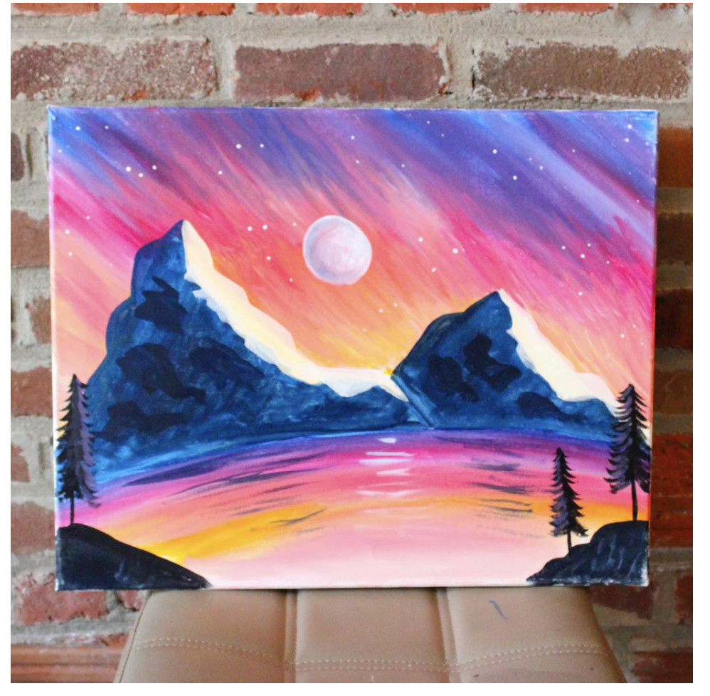 "Summer Sky" Canvas Painting