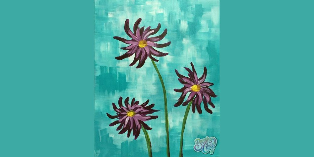 Daisies in Purple