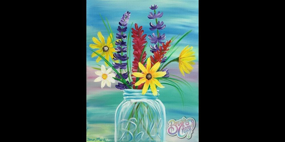 Mason Jar Wildflowers