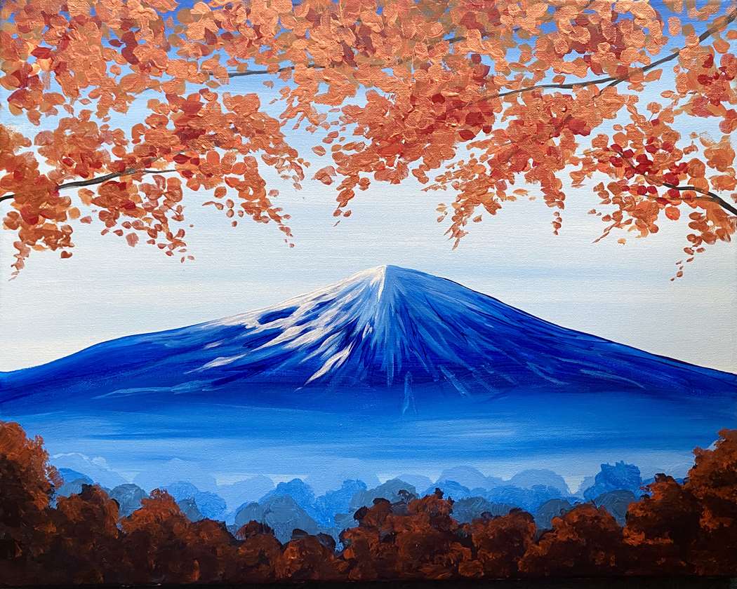 π¨π₯€ποΈ Paint and Sip: Autumnal Peak πβ¨