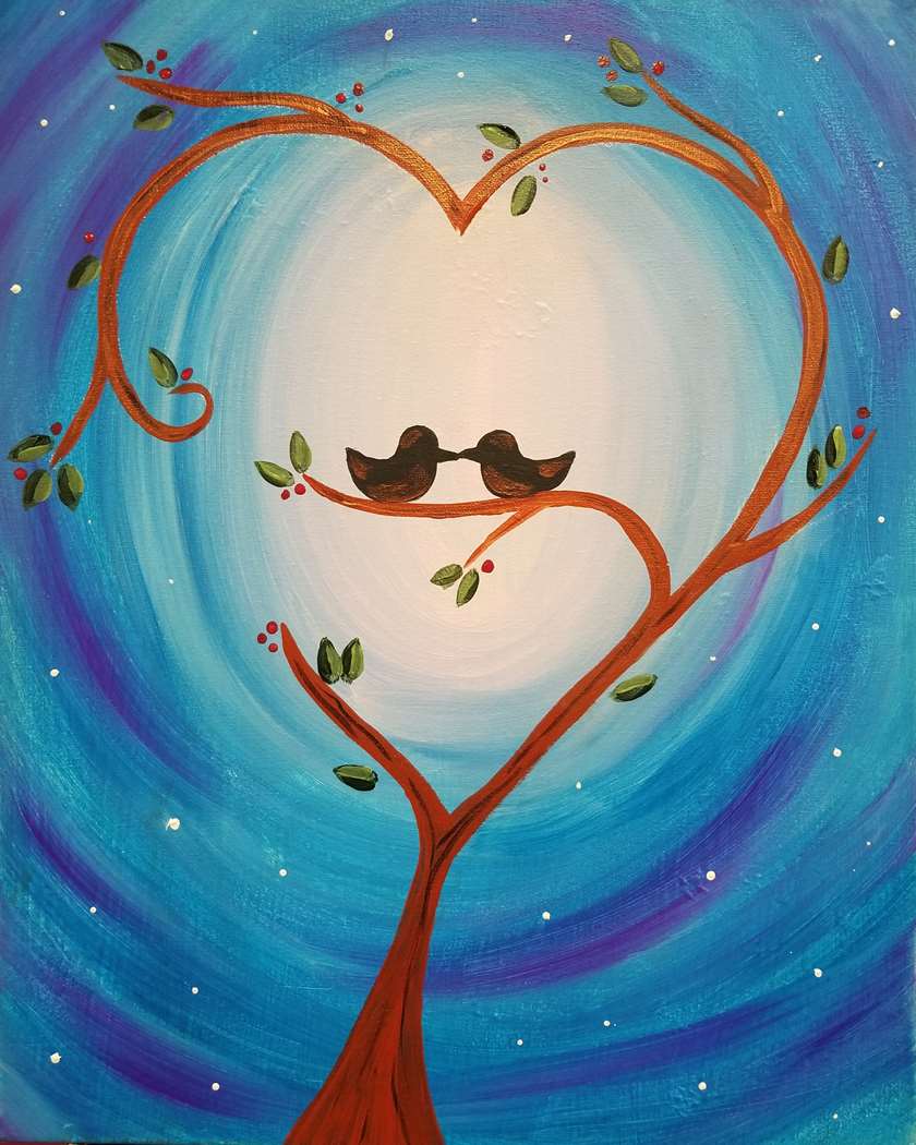 🎨 Paint and Sip: Going Out on a Limb 🌳💚✨