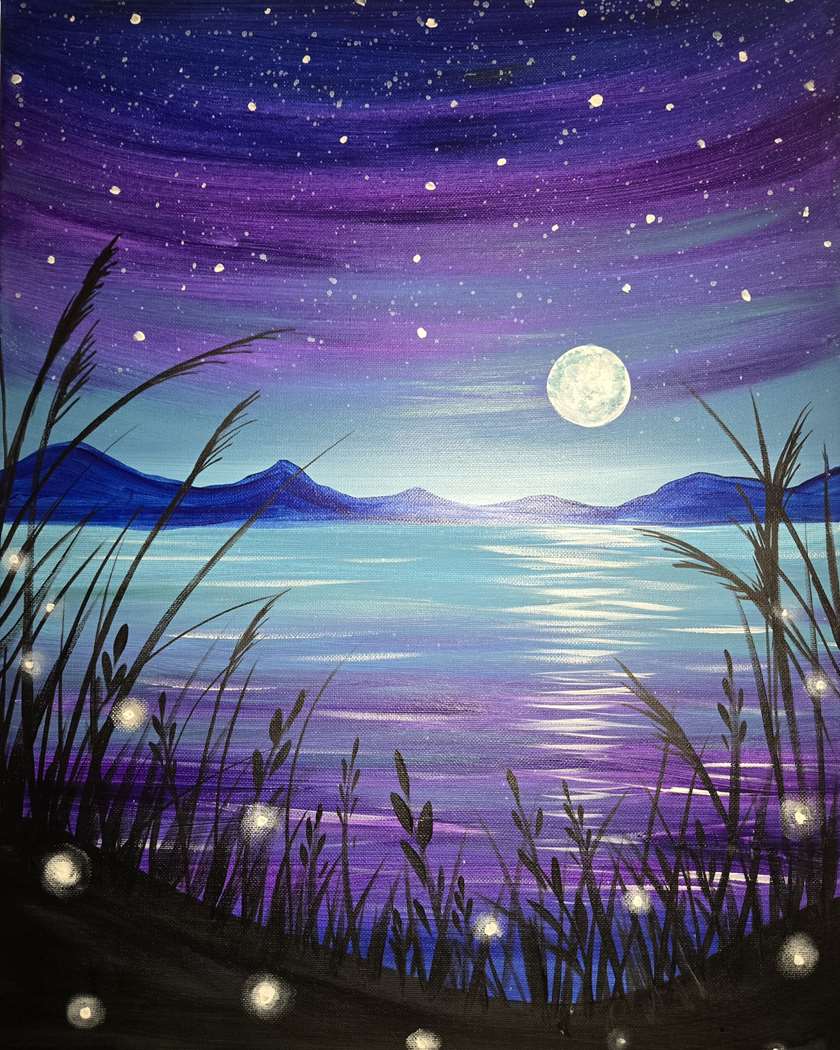 Paint and Sip: Turquoise Twilight