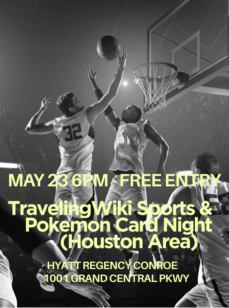 TravelingWiki Foundation Free Sports & Pokemon Card Night TravelingWiki Foundation Free Sports & Pokemon Card Night