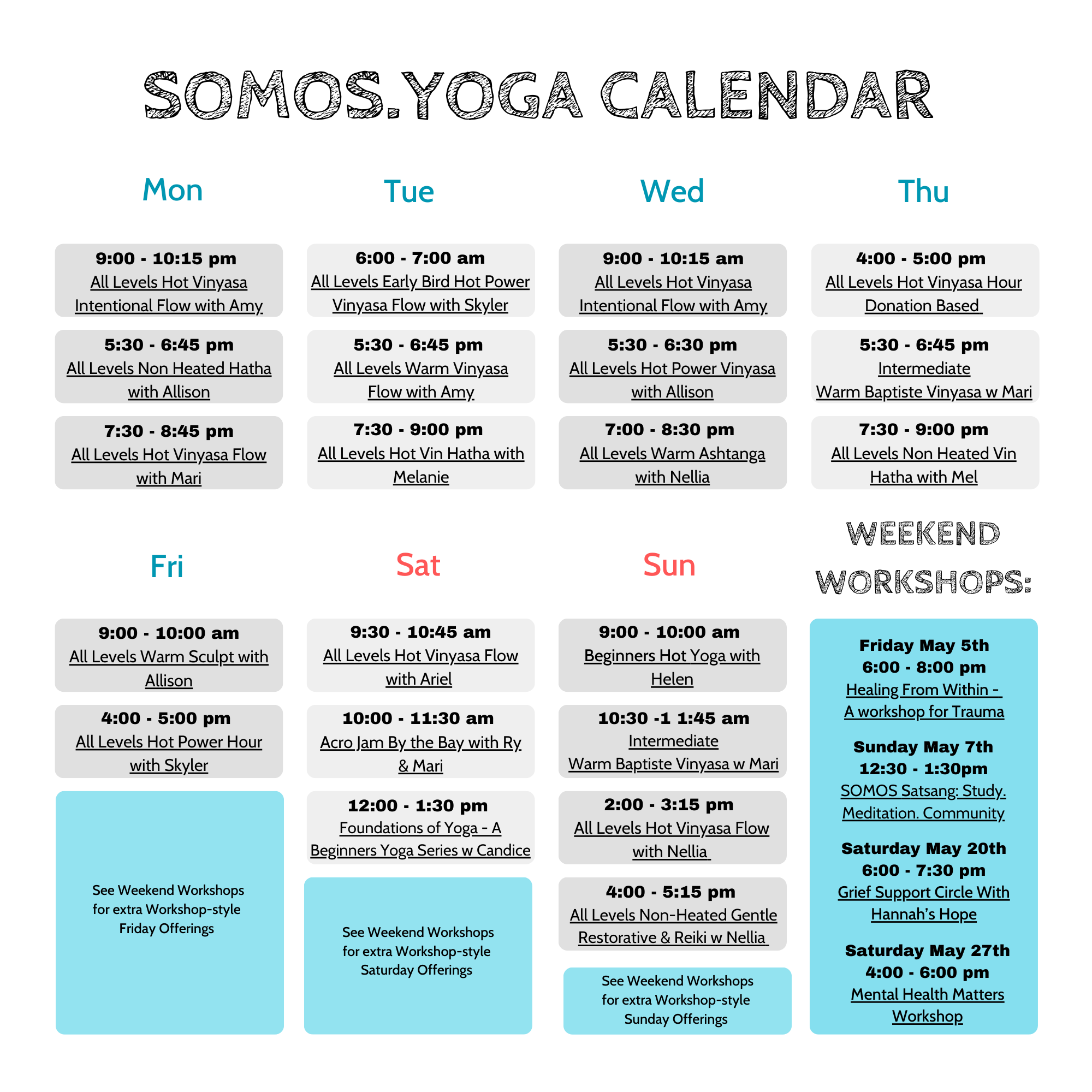 SOMOS Yoga  Corpus Christi, TX