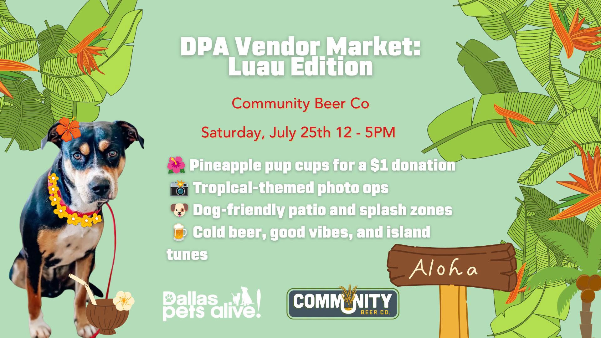 DPA Doggy Luau