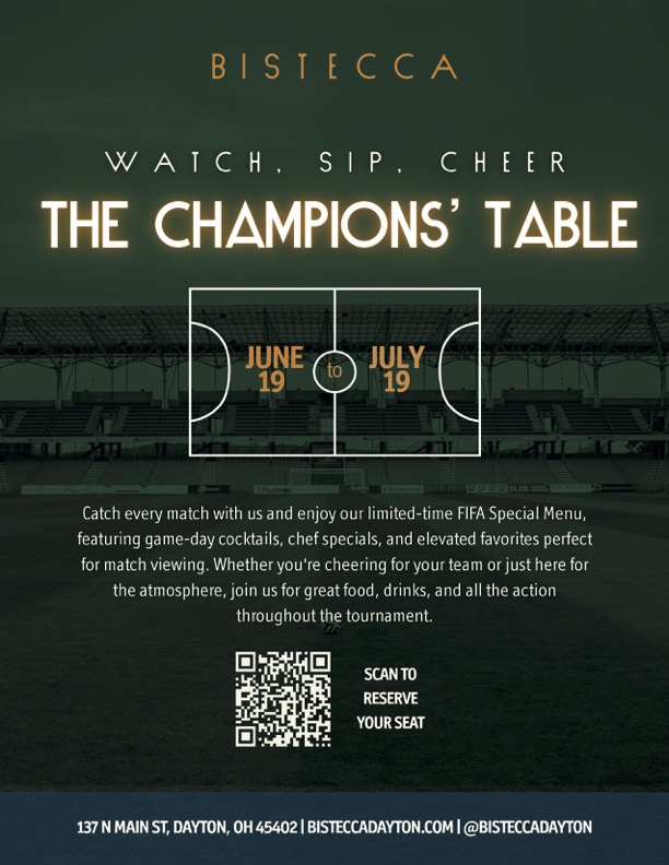 Bistecca's Champion's Table World Cup Food & Beverage Specials