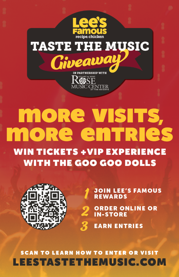 Lee's VIP Summer Sweepstakes with Rose Music Center at The Heights