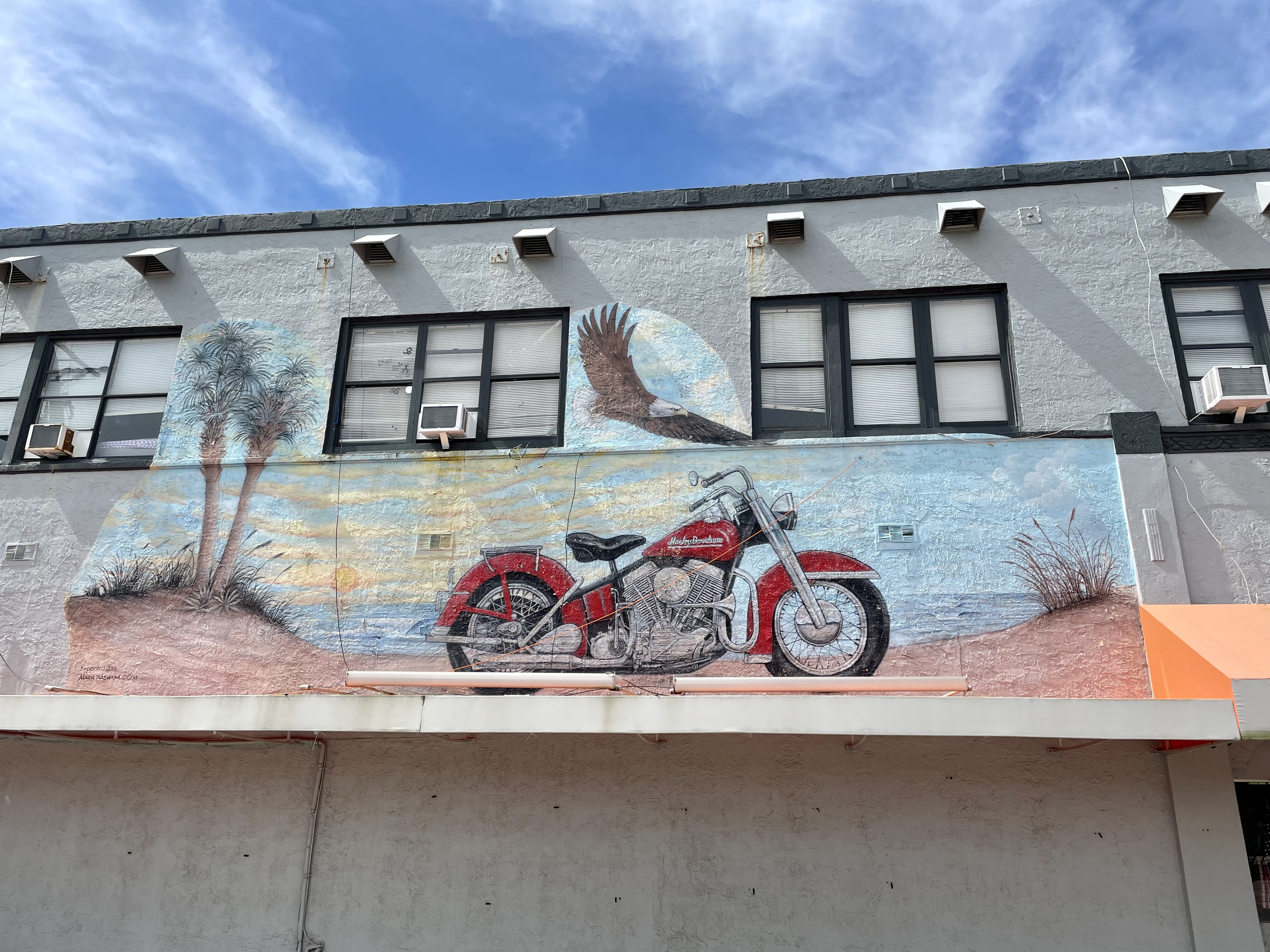 Harley-Davidson with Eagle Mural | Daytona Beach, FL 32118