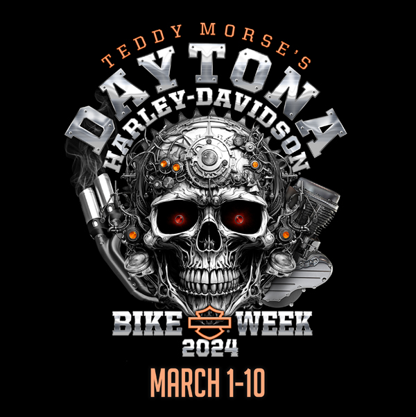 Teddy Morse's Daytona Harley-Davidson Exclusive Eagle Logo Sew-On Patc