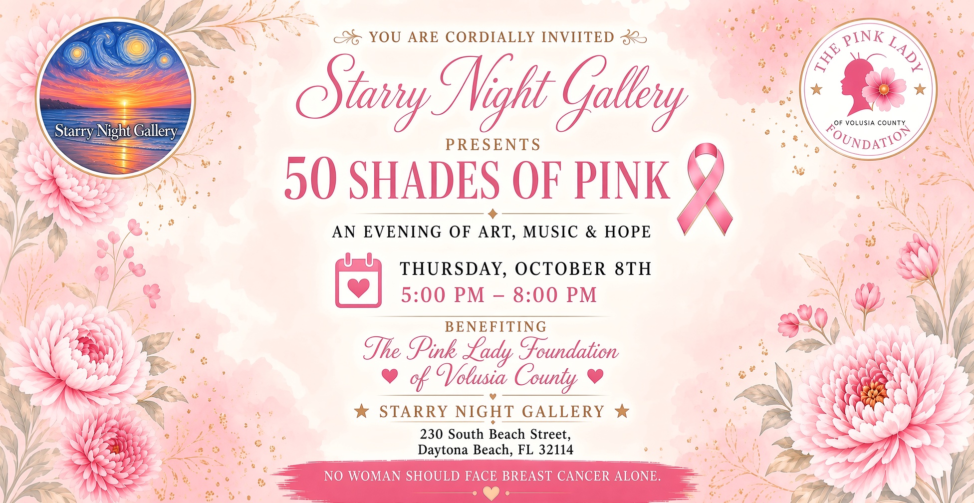 50 Shades of Pink | Art, Music & Hope Benefiting The Pink Lady Foundation