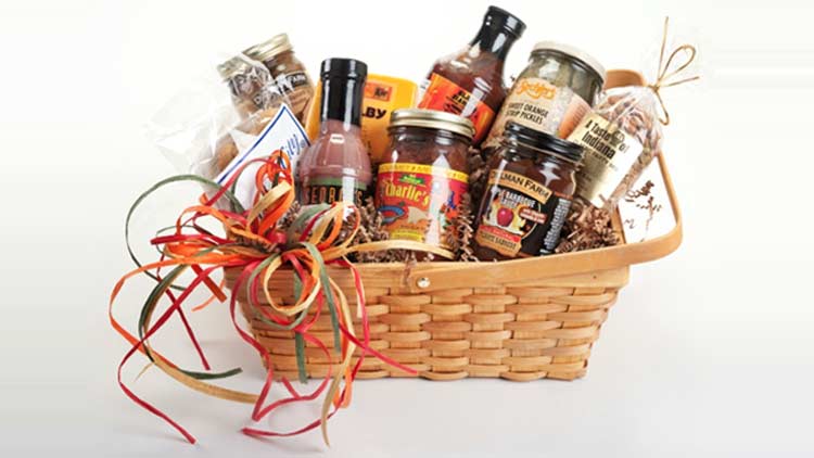 Christmas Gift Basket for Newlyweds - Hoosier Homemade